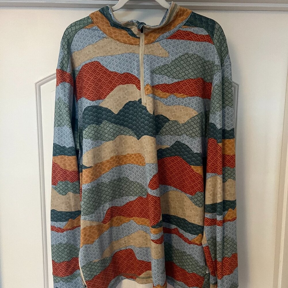 Feat Clothing BlanketBlend ¼ Zip Pullover - Multi-Colored - XXL